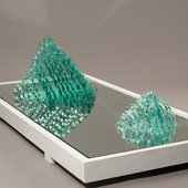 Artificial Nature-Mountain - Glass, Mirror - 40x8x18 in. - 2011